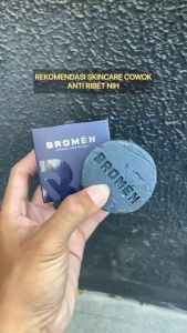 BROMEN Sabun Pria Wajah Glowing / Brightening Soap Pencerah Wajah / Sabun Cuci Muka Kusam Pria Viral