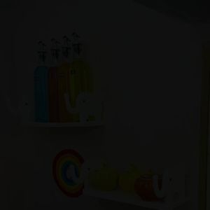 LD-C864 Rak Dinding Tempel Kamar Mandi Motif Gajah Tanpa Paku Serbaguna / Rak Dapur dengan Gantungan / Rak Gantung Multifungsi Storage Rack Import