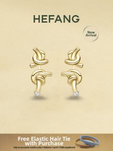 HEFANG Jewelry | Knot Floating Face-flattering Earrings