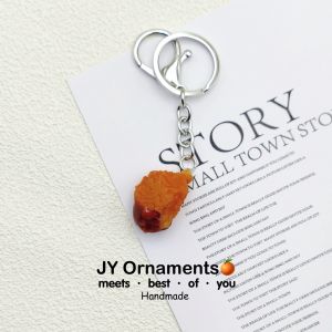 Creative Realistic Fast Food Charm Keychain