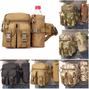 กระเป๋าเหยือกลาง ใหม่ ยุทธวิธีขวดน้ำ กันน้ำ พรางล่าสัตว์เดินป่า เขาไนล่อนโทรศัพท์มือถือเข็มขัด คลิกเพื่อเรียนรู้เพิ่มเติมเกี่ยวกับรายละเอียดในบทความนี้