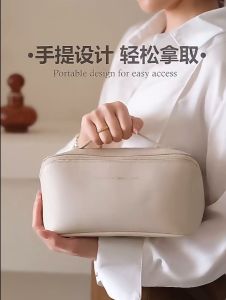 กระเป๋าเครื่องสําอาง จัดระเบียบ ไปเที่ยว สวย หรูหรา กระเป๋าออแกไนเซอร์ หนัง PU กันน้ํา จุของได้เยอะ พกพา ปริมาณ 40 ชั่วโมง