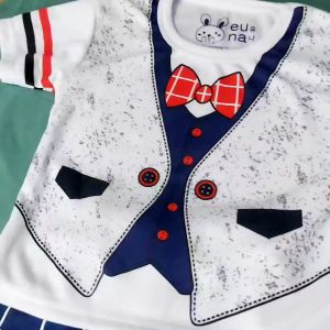 COD SETELAN BAYI LAKI 0-12BULAN COTTON GAMBAR ROMPI TUXEDO ABU JAS ANAK DENIM BOY PARSEL COWOK DENIM BOY