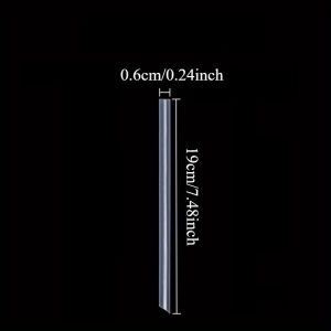 100PCS Transparent Straws Disposable Drinking Straws Milk Tea Coffee Smoothies Other Beverages Holiday Party Gatherings Supplies