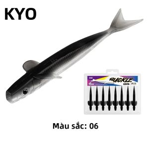 Kingdom | Mồi Câu Mềm Kingdom Sinking 100mm 4.2g Đuôi Chẻ Bằng Silicon Dành Cho Cá Bass Cá Hồi Cá Pike Cá Walleye - Dụng Cụ Câu Thả Rơi Không Vướng Cỏ
