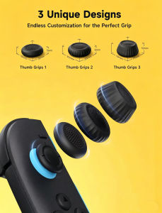 Switch 2 Joystick Caps Anti-slip Thumb Grips for Joy-Con Ergonomic Comfort Cover Wear-resistant Protective Switch 2 Accessories