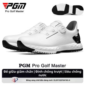 PGM GOLF | Shock Absorbing Adjustable Wide Waterproof Slip Resistant Golf Shoes