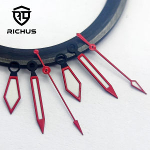 RICHUS Watch Hands Green Luminous Fit NH34 NH35 NH36 ETA2824 2836 Miyota8215-DG Movement Watch Accessories