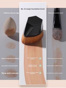 MONLEYTA | Flawless Concealing Flat-Head Makeup Brush Soft Bristles