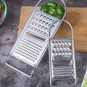 Dụng Cụ Bào Phô Mai Bằng Thép Không Gỉ Đa Năng Sắc Bén Dùng Được Cho Rau Củ Quả Tỏi Gừng Thân Thiện Với Môi Trường Phụ Kiện Nhà Bếp