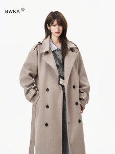 BWKA | British Style Korean Inspired Thickened Tweed Coat