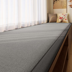 ZHUJUN | French Simple Style Cotton-Linen Window Cushion Slip-Resistant Customizable
