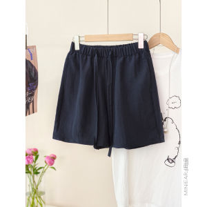 XIAOER | Comfy Waistband Shorts With 4% Linen and Lyocell