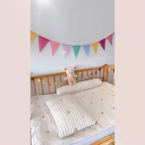 Gối Nằm Chữ Nhật Lụa Modal Cao Cấp Cho Bé Mẫu Giáo Tiểu Học Đi Học 30x50cm Ruột Gối Lông Vũ Microfiber Kháng Khuẩn Mềm Mát