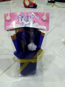 Buket mini lebaran 2 slot lubang plastik