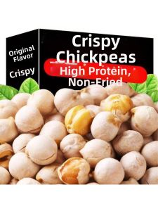 Savory Large-sized Roasted Chickpeas Low-fat Meal Replacement Snacks