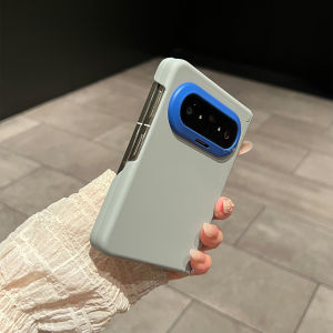 New Tri-color Collision Design for Foldable Screen PuraX Max Mobile Phone Case with Built-in Magnetic Protection
