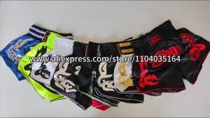 Thai Boxing Shorts Traditional Muay Thai Shorts Men Women Kids Premium Wrestling Sparring Kickboxing Cage Fight MMA Boxing Pants