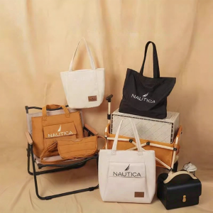 M&G SHOP | Spacious Retro Tote Bag