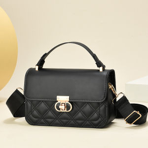 Túi Đeo Vai Đơn Thời Trang Cho Nữ Túi Vuông Nhỏ Vuông Góc Kiểu Dáng Mới Túi Đeo Chéo PVC Đa Năng Túi Đi Làm Túi Đeo Hông Thường Ngày