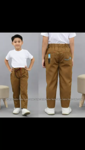 celana anak laki laki kekinian usia 1-12 tahun kain katun drill