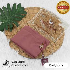 Umama Hijab Segi Empat Voal Premium Aura Crystal Packing Pouch