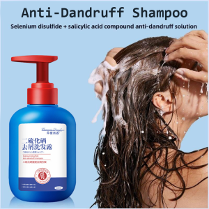 Selenium Sulfide Anti-Dandruff Shampoo 300ml Kelemuur Scalp Itch Treatment Scalp Treatment Oil Control Daily Use