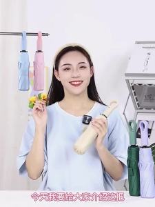 Ô Dù Tự Động Nhỏ Gọn Có Khóa Vòng Chống Nắng UV Và Mưa Chất Liệu Vải Nylon 190T Dành Cho Người Lớn Nam Nữ Đều Dùng Thích Hợp Chơi Golf