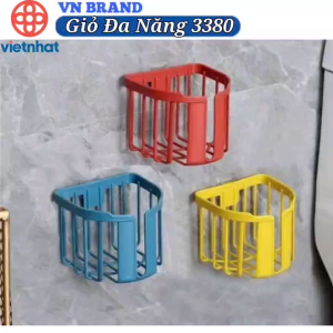 COMBO 3 Giỏ Đựng Đồ Đa Năng Đựng Giấy Nhà Vệ Sinh Chính Hãng VIỆT NHẬT (Mã 3380)