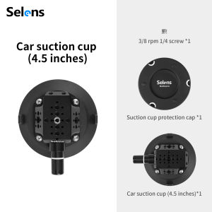 Selens Car Suction Cup Strong Suction Power Extensive Expansion For Vlog Movie Short Film