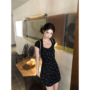 Summer A-Line Lace Floral Dress