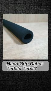 Busa Stang Motor Universal Handle Grip Hanfad Hitam Polos Empuk