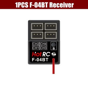 1/2/4PCS HOTRC F-04BT 2.4GHz 4CH PWM Receiver with Gyro Mini RX for Transmitter Remote Controller Car Truck Boat RC Model Toys