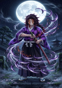 Bandai | Tranh Sơn Dầu Theo Số Theo Nhân Vật Anime Diệt Quỷ Tranh Trang Trí Tường Hiện Đại Cho Phòng Khách Phòng Ngủ Không Cần Khung.