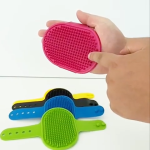 Pet Shower Rubber Brush Grooming Brush Bath Bathing Cat Dog Comb Berus Mandi Kucing Anjing