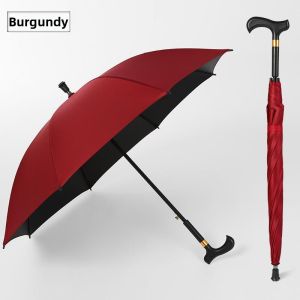 Non-slip Sturdy Elderly Walking Umbrella Rain or Shine
