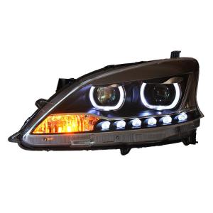 TANLUZE | Bộ Đèn Pha LED Ánh Sáng Ban Ngày Dual Beam Lens Angel Eyes Laser
