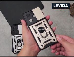 Case Itel S23 Plus Case Robot Slide Kamera Protect Ringstand