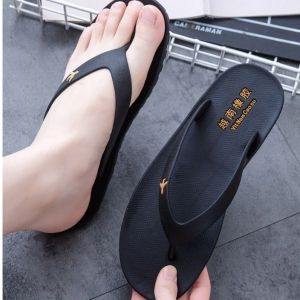 Dép Nam Đế Bằng PVC Chống Trượt Thoáng Khí Chống Mùi Đế Bằng Đế Xuồng Đế Cao Su Đế Bằng Thường Ngày Mùa Hè Bãi Biển