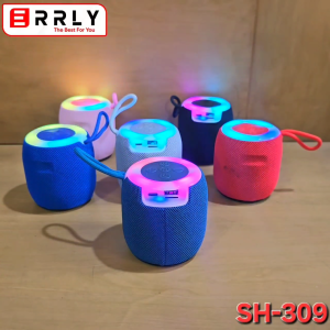 ERRLY SH309 Speaker Bluetooth Wireless LED RGB Lighting Speakers Portable Hi-Fi SH-309 TWS 2 IN 1
