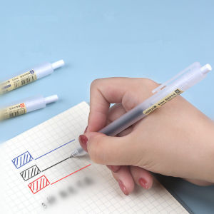 Free Shipping: 0.5mm Retractable Gel Pens Set Black/Blue Ink Ballpoint Writing Office Business Signature School Supplies Stationery