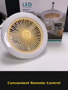 3 In 1 Aromatherapy Ceiling Fan Light E27 Base Remote Controlled 3 Color Dimmable Lighting 3 Speed Silent Fan Lamp For Home Bedroom