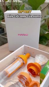Bộ quà tặng pha cà phê Hario 4 món cho pourover và cold brew ASCG-7404-MA-EX (giftset bản giới hạn)