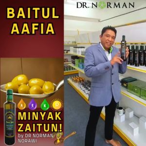 BAITUL AAFIA TURKIYE EXTRA VIRGIN OLIVE OIL 250ML - 100% Cold Pressed