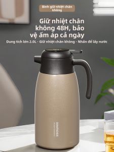 CrossOver | Nồi Giữ Nhiệt Bằng Thép Không Gỉ Dung Tích Lớn 2L Nồi Nước Nóng Bằng Thép Không Gỉ Bên Trong Nồi Giữ Nhiệt Dùng Tại Nhà