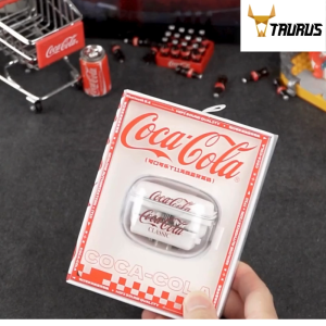 Coca-Cola T11 & T13 Bluetooth In-Ear Bluetooth Earbuds - 5Hr Battery Life with Noise Cancellation