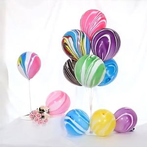 1set Balon Latex Motif Marble / Balon Karet Motif Kelereng