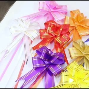 20pcs/lot Colorful Pull Flower Bow Knot Gift Packaging Bow Pull Bow Gift Ribbons For Birthday Wedding Party DIY Home Decoration