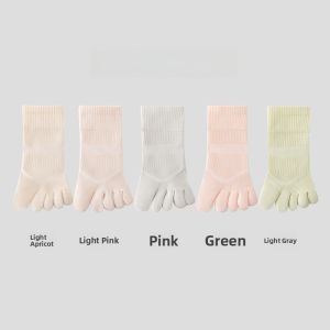 MiiOW | Womens Breathable Thin Short Tube Socks 2025 Spring Summer Mesh Sweat Absorbent Separate Toe Cotton Socks MiiOW Cat Person