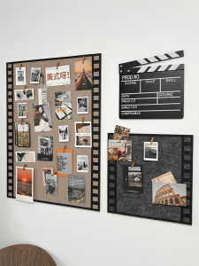 3D Wall Stickers Vision Board Cork Board Creative Message Board Hanging Wall Atmosphere Sense Living Room Photo Wall High End Feeling Display Wall Punch Free Self Adhesive